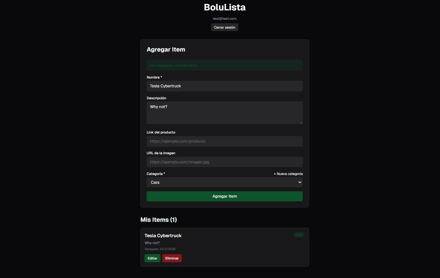 Preview de Bolulista